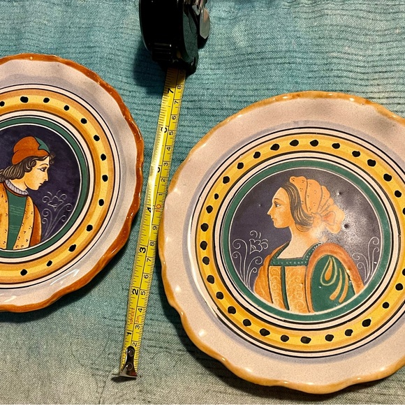 Set of 2 Assisi plates - Picture 4 of 10